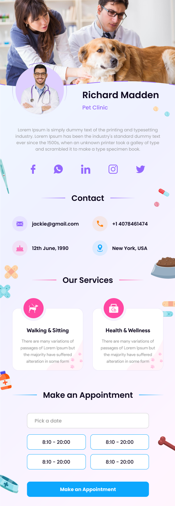 VCard Template 2