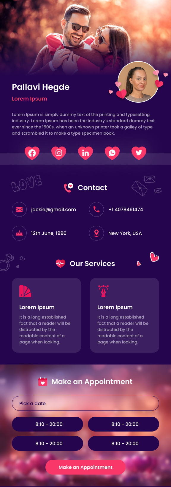 VCard Template 2