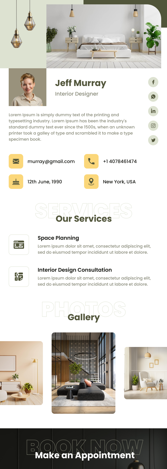 VCard Template 2